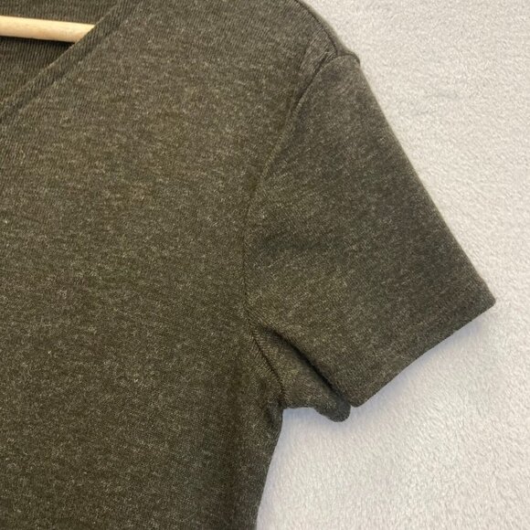 American Eagle Outfitters Long Maxi Wool Blend Dress Small S Brown Short Sleeve - Picture 8 of 13